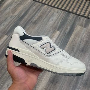 New balance 550 cream black
